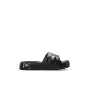 Rubber slides Kenzo , Black , Dames