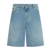 Denim shorts Dolce & Gabbana , Blue , Heren