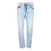 Katoen Denim Jeans Dsquared2 , Blue , Heren