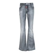 Katoenmix Stretch Jeans Dsquared2 , Gray , Dames