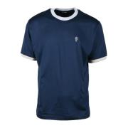 Katoenen T-shirt Eleventy , Blue , Heren