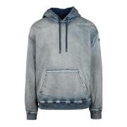 Katoenmix Sweater Diesel , Blue , Heren