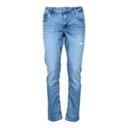 Katoenmix Spandex Jeans Guess , Blue , Heren