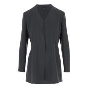 Stijlvolle Blazers voor een chique look Giorgio Armani , Gray , Dames