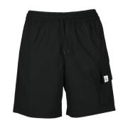 Polyester Bermuda Shorts Calvin Klein Jeans , Black , Heren