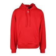 Katoenen Sweatshirt Diesel , Red , Heren