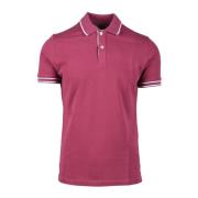 Katoen Elastaan Polo Shirt Ferrante , Pink , Heren