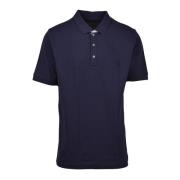 Katoen Elastan Polo Shirt Fay , Blue , Heren