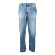 Straight Jeans Dondup , Blue , Heren