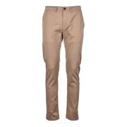 Katoen Elastaan Broek Department Five , Beige , Heren