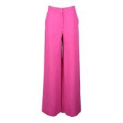 Linnen Blend Broek Max Mara Studio , Pink , Dames