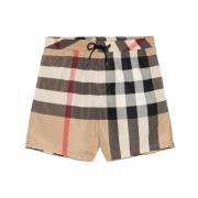 Elastische Strandkleding met Trekkoord Tailleband Burberry , Multicolo...