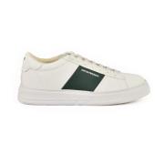 Leren Sneakers Emporio Armani , White , Heren