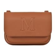 Leren Handtas Max Mara , Brown , Dames