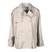 Katoenmix Jas THE Cube Stijl Max Mara , Beige , Dames