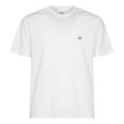 Logo Patch T-shirt C.p. Company , White , Heren