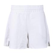 Modal Mix Elastische Taille Shorts Colmar , White , Dames