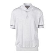 Katoenen Polo Brunello Cucinelli , White , Heren