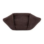 Rafia clutch met leren schoudertas Brunello Cucinelli , Brown , Dames