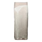 Elegante Viscose Elastaan Rok Sportmax , Beige , Dames