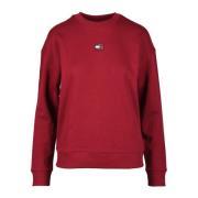 Sweatshirt Tommy Jeans , Red , Dames