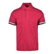 Katoenmix Polo Shirt Tommy Hilfiger , Red , Heren