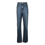 Katoen Denim Jeans Sportmax , Blue , Dames