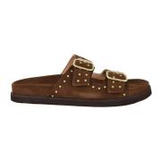 Sandalo Semicouture , Brown , Dames