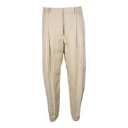 Viscose Broek Stella McCartney , Beige , Dames