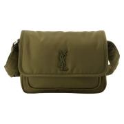 Niki Nylon Messenger Bag Saint Laurent , Green , Heren