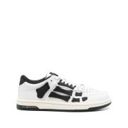 Zwarte Leren Sneakers voor Vrouwen Amiri , White , Dames