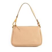 Leren Schoudertas Gianni Chiarini , Beige , Dames