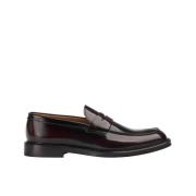 Leren Penny loafer voor heren | burgundy Doucal's , Red , Heren