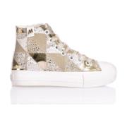 Gouden Platform Sneakers voor Vrouwen Mimanera , Multicolor , Dames