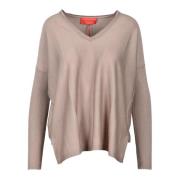 Zijde Kasjmier Trui Wild Cashmere , Beige , Dames