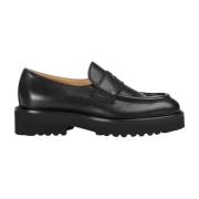 Leren Penny loafers voor dames | zwart Doucal's , Black , Dames