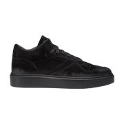 Heren suède sneaker | zwart Doucal's , Black , Heren