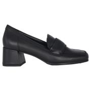 Zwarte Leren Damesschoenen Högl , Black , Dames