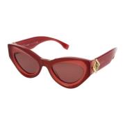 Stijlvolle zonnebril Maison Fe40146I Fendi , Red , Unisex