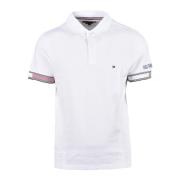 Katoenmix Polo Shirt Tommy Hilfiger , White , Heren