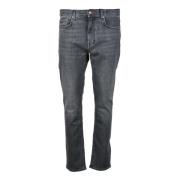 Katoenmix Slim Fit Jeans Tommy Hilfiger , Gray , Heren