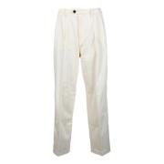 Katoenen Casual Broek Tommy Hilfiger , White , Dames