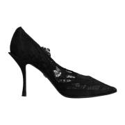 Zwarte Kristal Mary Jane Stiletto Pumps Dolce & Gabbana , Black , Dame...