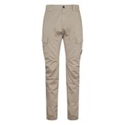 Cargo Lens Broek in Sateen Stretch C.p. Company , Beige , Heren