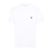 Witte Zak T-Shirt Carhartt Wip , White , Heren