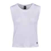 Elegante Viscose Blend Top Colmar , White , Dames