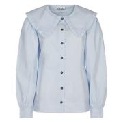 Stijlvolle Jurkencollectie Ganni , Blue , Dames