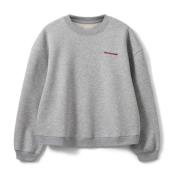 Geborduurde Elisw Sweatshirt Grijs Melange Sofie Schnoor , Gray , Dame...