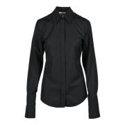 Katoenen Overhemd Sportmax , Black , Dames