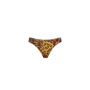 Jaguar-Print Bikini Briefs Roberto Cavalli , Multicolor , Dames